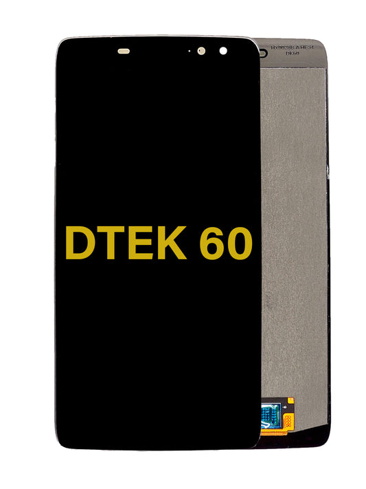 BB DTEK60 Screen Assembly (Without The Frame) (Refurbished) (Black)
