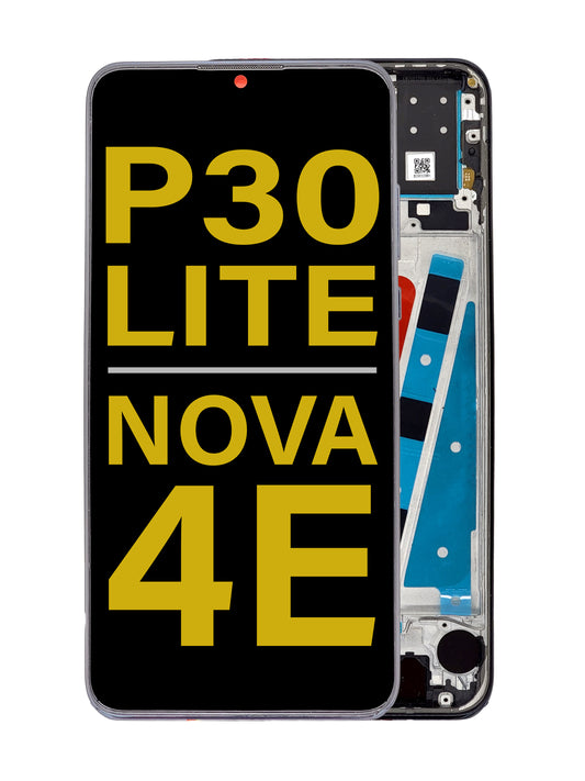 HW P30 Lite / Nova 4e (4GB) Screen Assembly (With The Frame) (Refurbished) (Black)