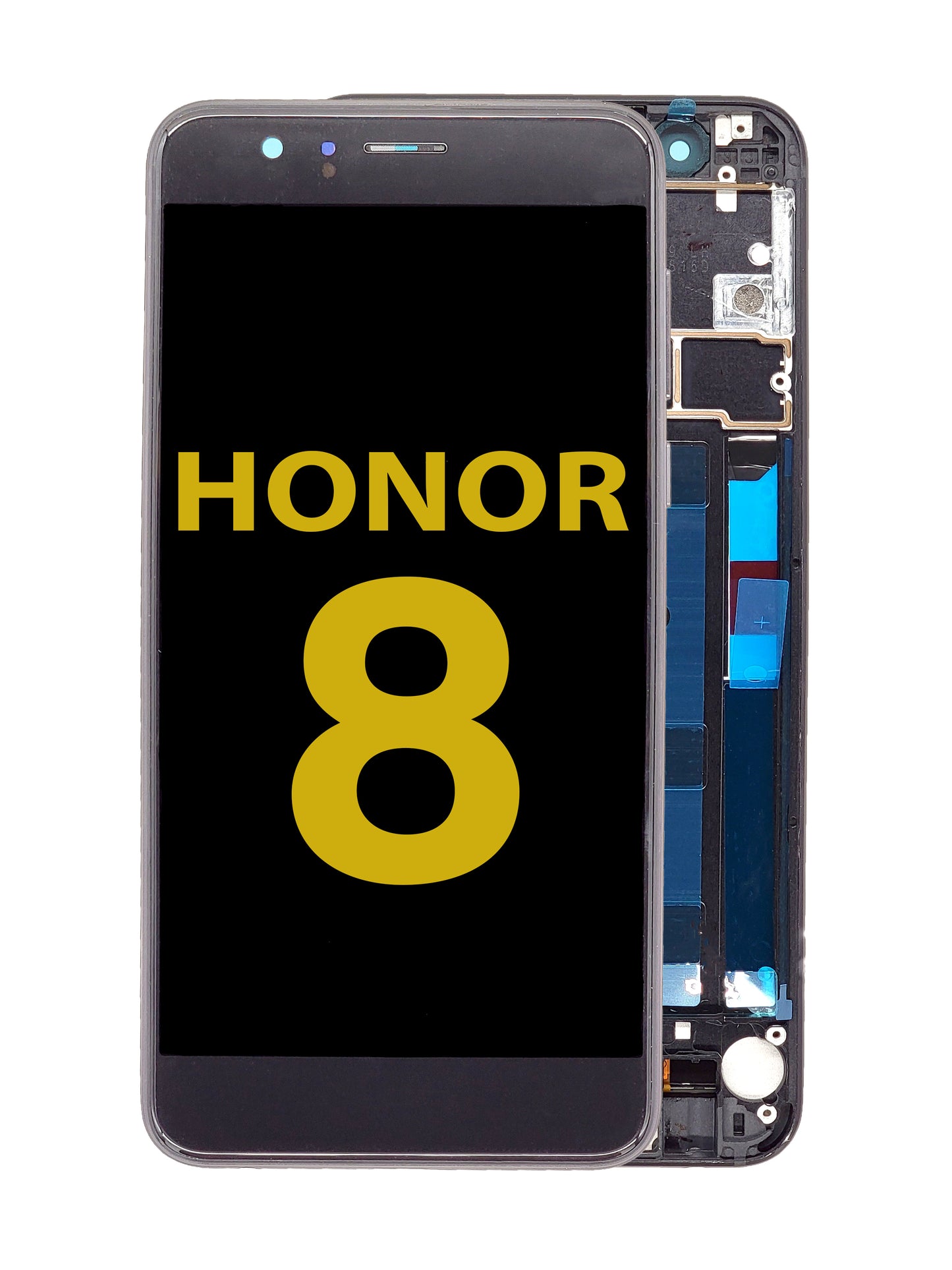 HW Honor 8 Screen Assembly (With The Frame) (Refurbished) (Black)