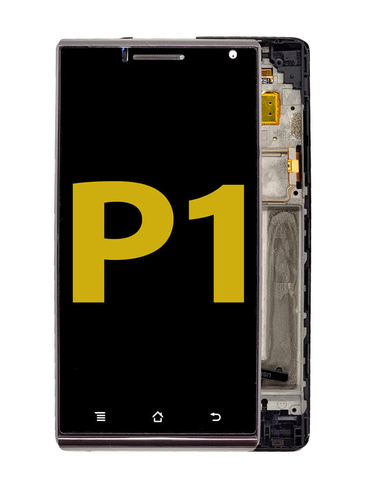 HW P1 Screen Assembly (With The Frame) (Refurbished) (Black)
