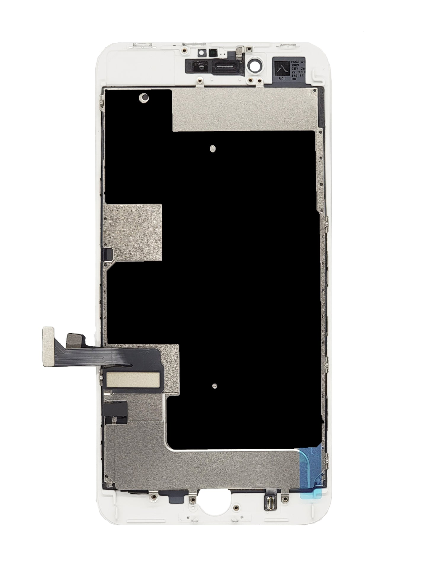 LCD Assembly with Steel Plate for iPhone 8 Plus (White) (Aftermarket / QV6)