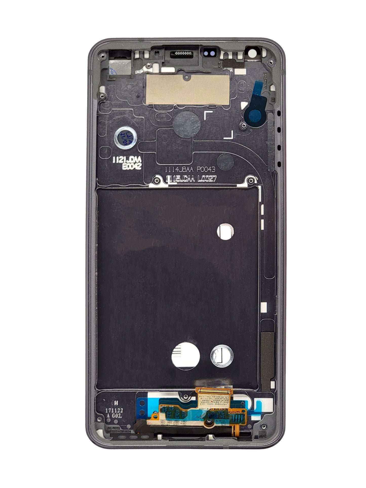 LGG G6 Screen Assembly (With The Frame) (Refurbished) (Black)