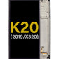 LGK K20 2019 (X320) Screen Assembly (With The Frame) (Refurbished) (Black)