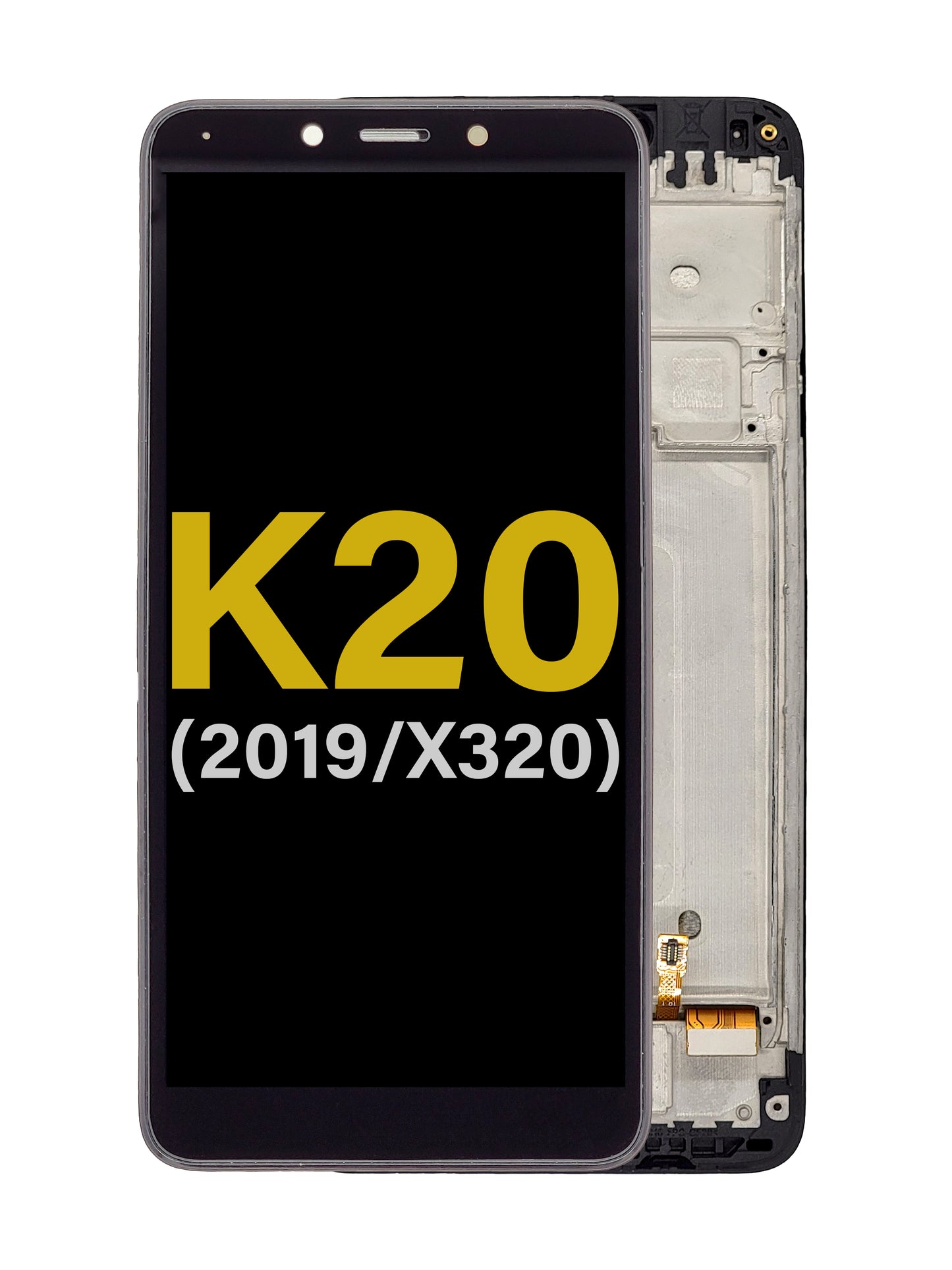 LGK K20 2019 (X320) Screen Assembly (With The Frame) (Refurbished) (Black)