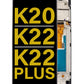 LGK K20 2020 / K22 / K22 Plus (K220) / K32 Screen Assembly (With The Frame) (Refurbished) (Black)