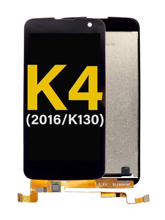 LGK K4 2016 (K130) Screen Assembly (Without The Frame) (Refurbished) (Black)