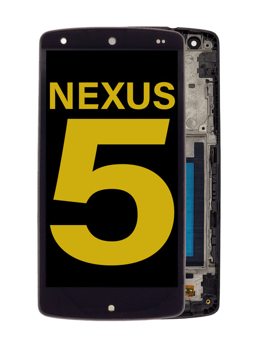 LGN Nexus 5 Screen Assembly (With The Frame) (Refurbished) (Black)