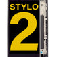 LGS Stylo 2 Screen Assembly (With The Frame) (Refurbished) (Black)