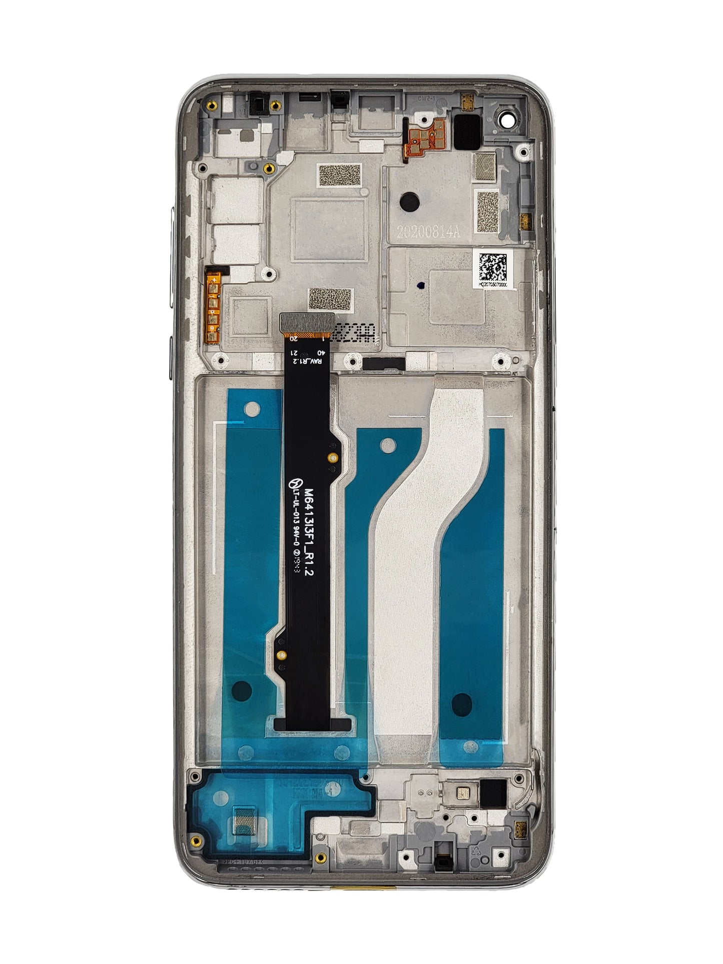 Moto G Fast (XT2045-3) Screen Assembly (With The Frame) (Refurbished) (White)
