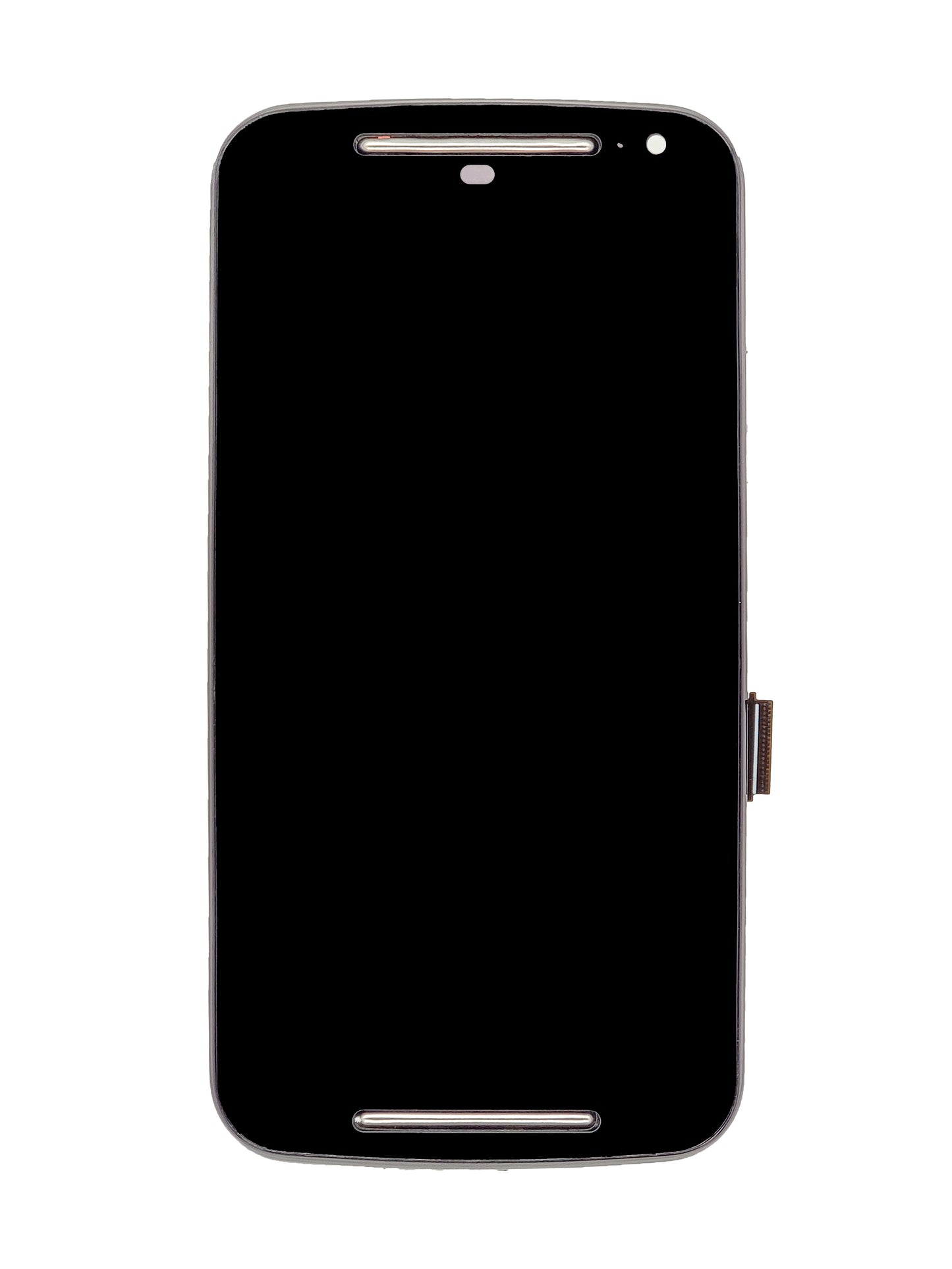 Moto G2 (XT1068) Screen Assembly (With The Frame) (Refurbished) (Black)