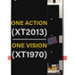 Moto One Action (XT2013) / One Vision (XT1970) / P50 Screen Assembly (Without The Frame) (Refurbished) (Black)