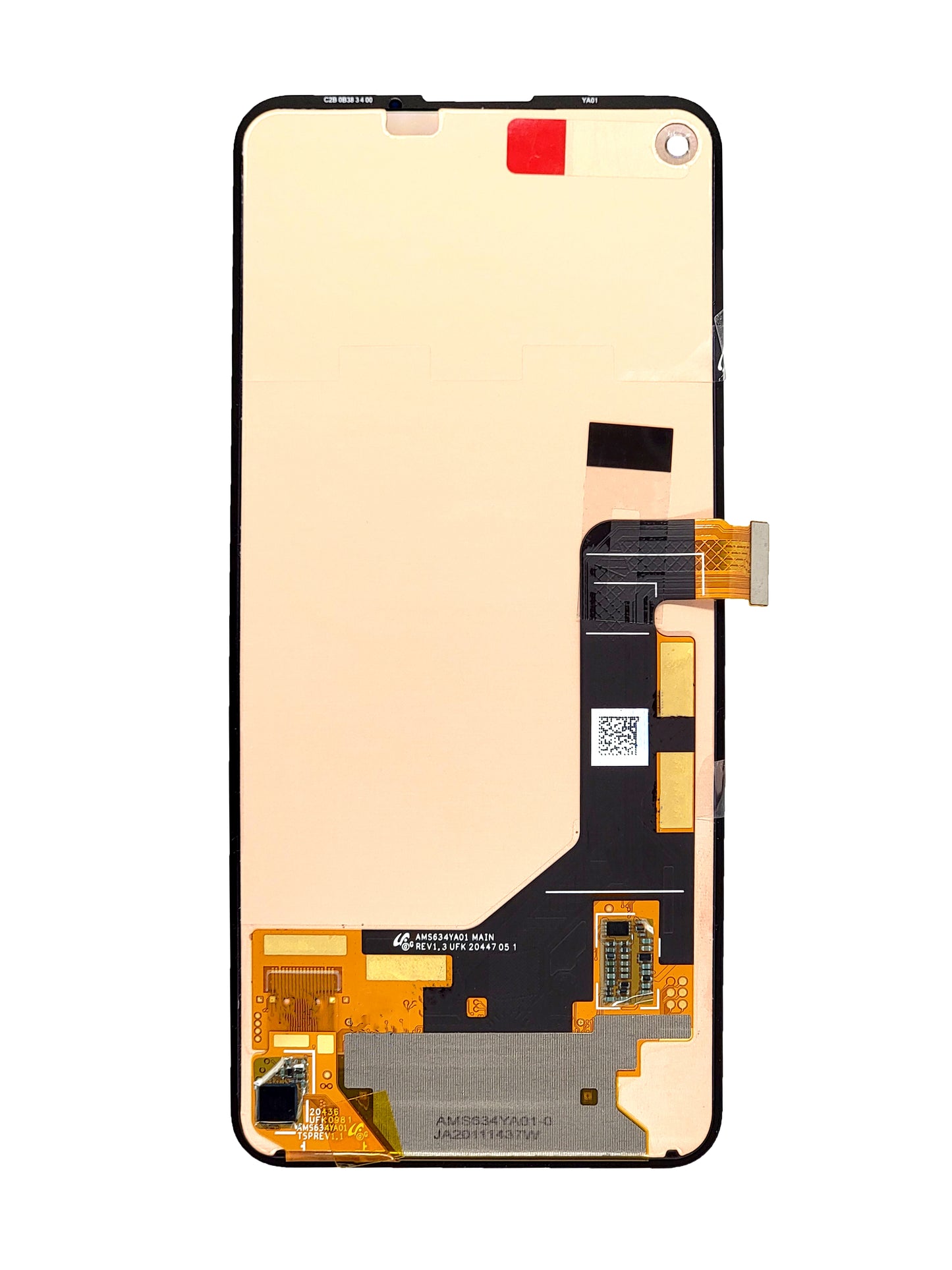 GOP Pixel 5A (5G) Screen Assembly (Without The Frame) (Refurbished) (Black)
