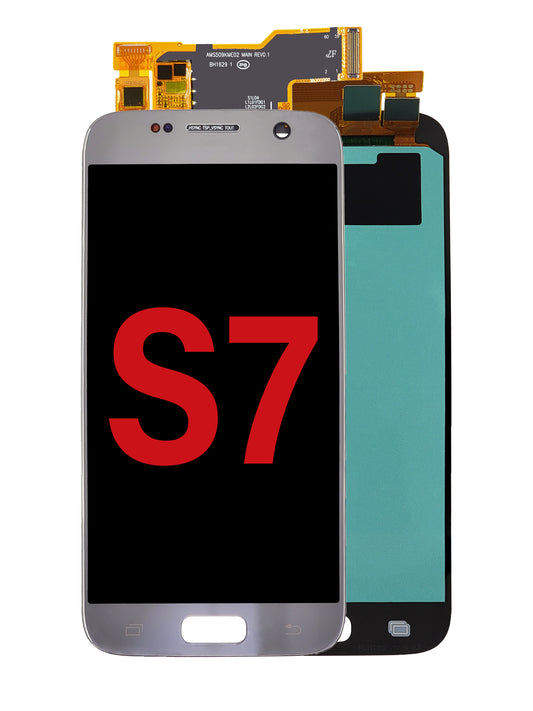 SGS S7 Screen Assembly (Without The Frame) (OLED) (Silver Titanium)