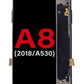 SGA A8 2018 (A530) Screen Assembly (With The Frame) (OLED) (Black)