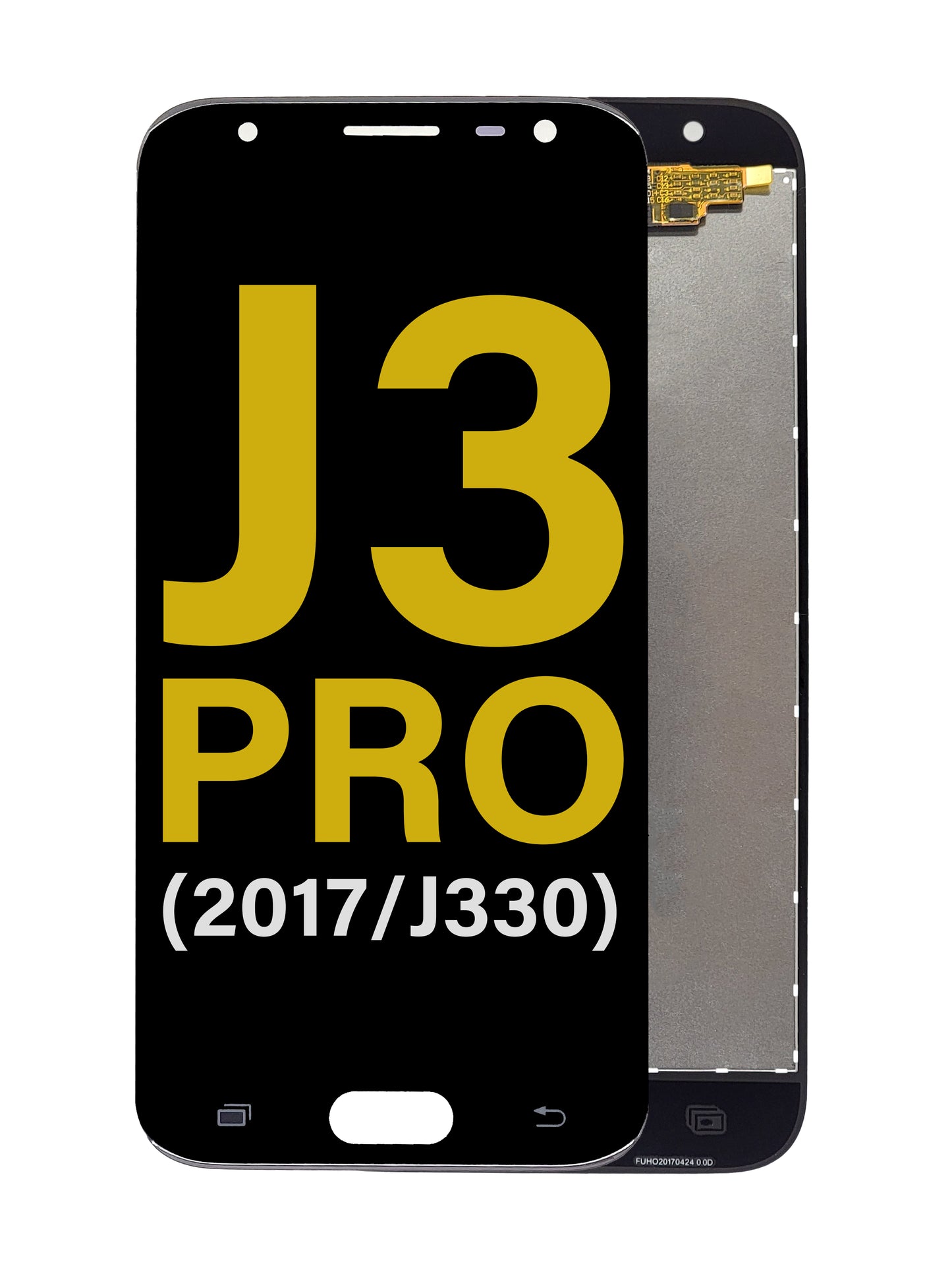 SGJ J3 Pro 2017 (J330) Screen Assembly (Without The Frame) (Refurbished) (Black)