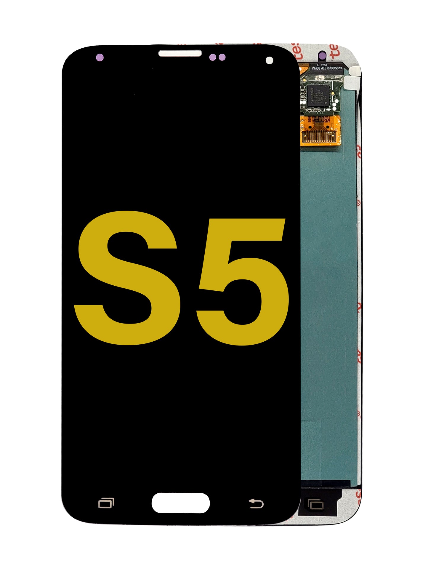 SGS S5 Screen Assembly (Without The Frame) (Refurbished) (Black)