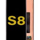 SGS S8 Screen Assembly (Without The Frame) (Refurbished) (Black)