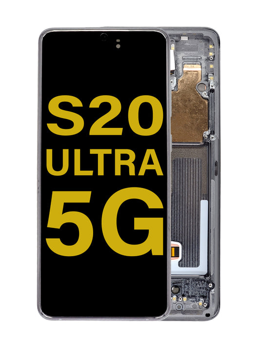 SGS S20 Ultra (5G) Screen Assembly (With The Frame) (Service Pack) (Cosmic Gray)
