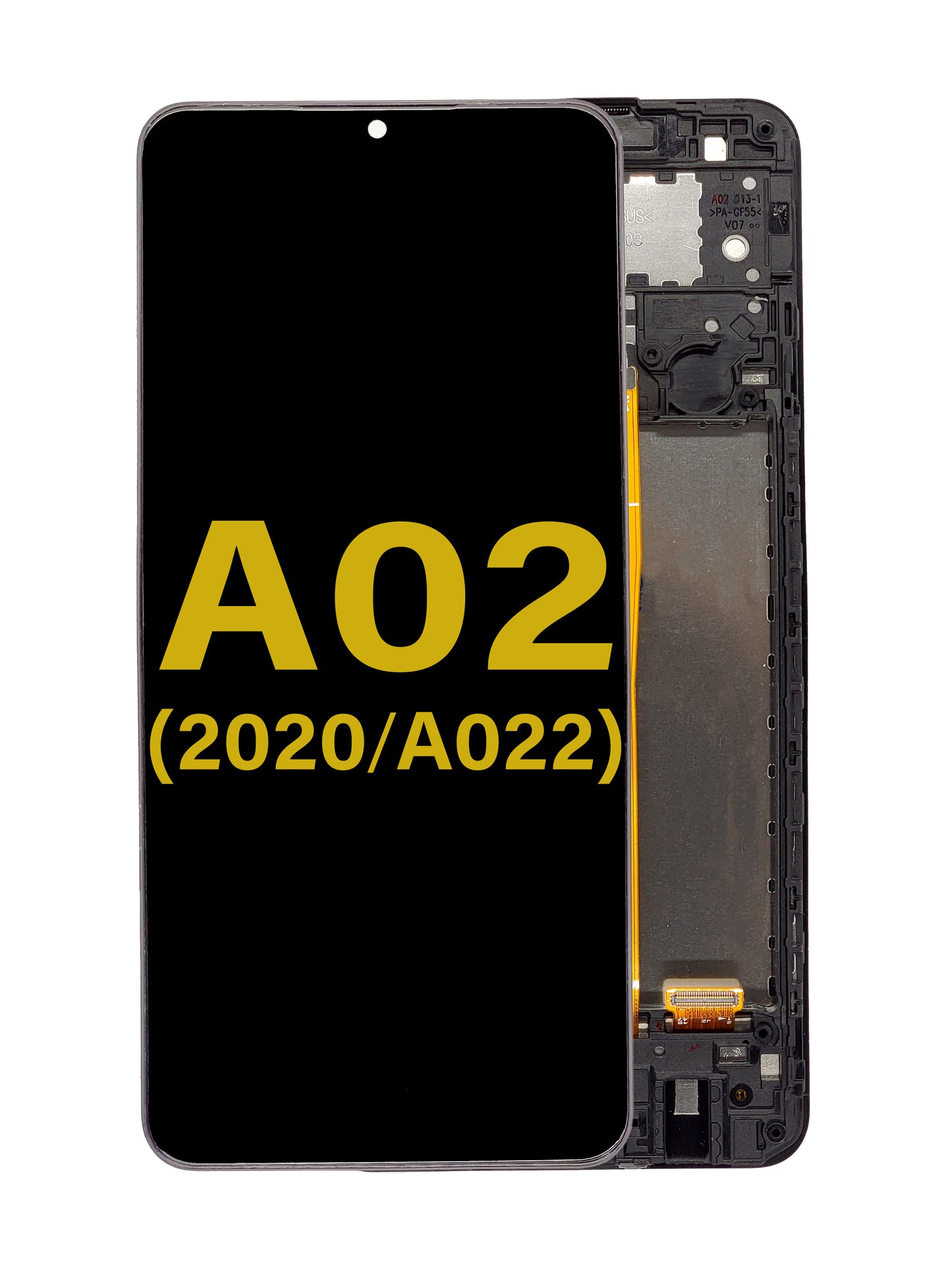 SGA A02 2020 (A022) Screen Assembly (With The Frame) (Refurbished) (Black)