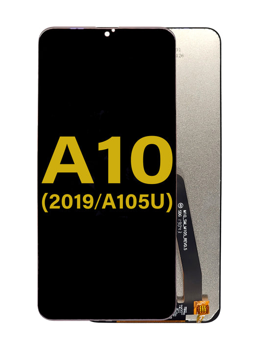 SGA A10 2019 (A105U) USA Version Single Sim Screen Assembly (Without The Frame) (Refurbished) (Black)