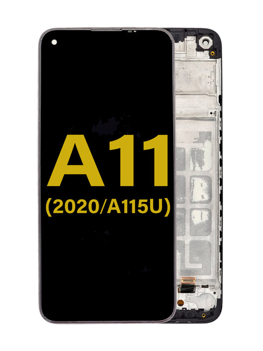 SGA A11 2020 (A115U) U version Screen Assembly (With The Frame) (Refurbished) (Black)