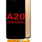 OLED Assembly without Frame for Galaxy A20 (A205 / 2019) (Aftermarket OLED)