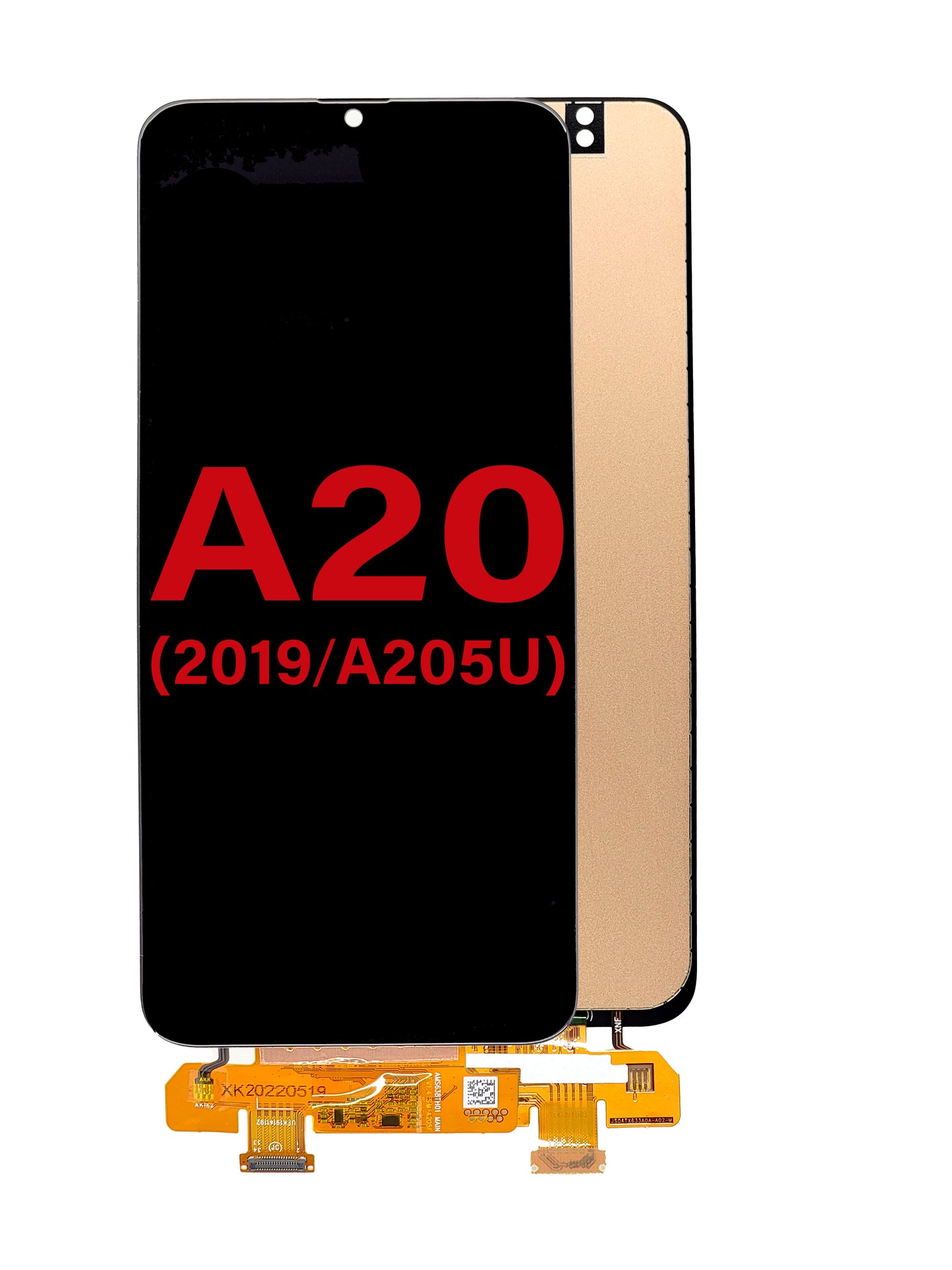 OLED Assembly without Frame for Galaxy A20 (A205 / 2019) (Aftermarket OLED)