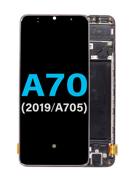 SGA A70 2019 (A705) Screen Assembly (With The Frame) (Incell) (Black)