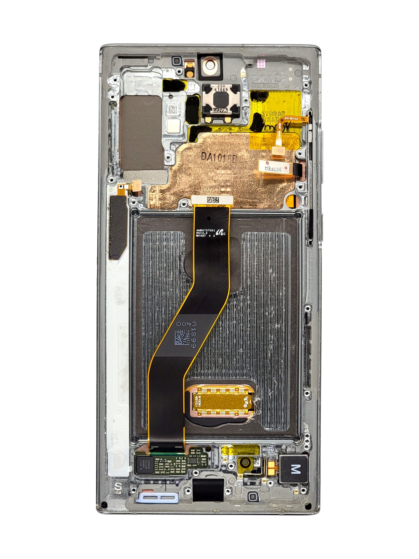 OLED Assembly with Frame for Galaxy Note 10 Plus N975 (AURA WHITE) (Service Pack)
