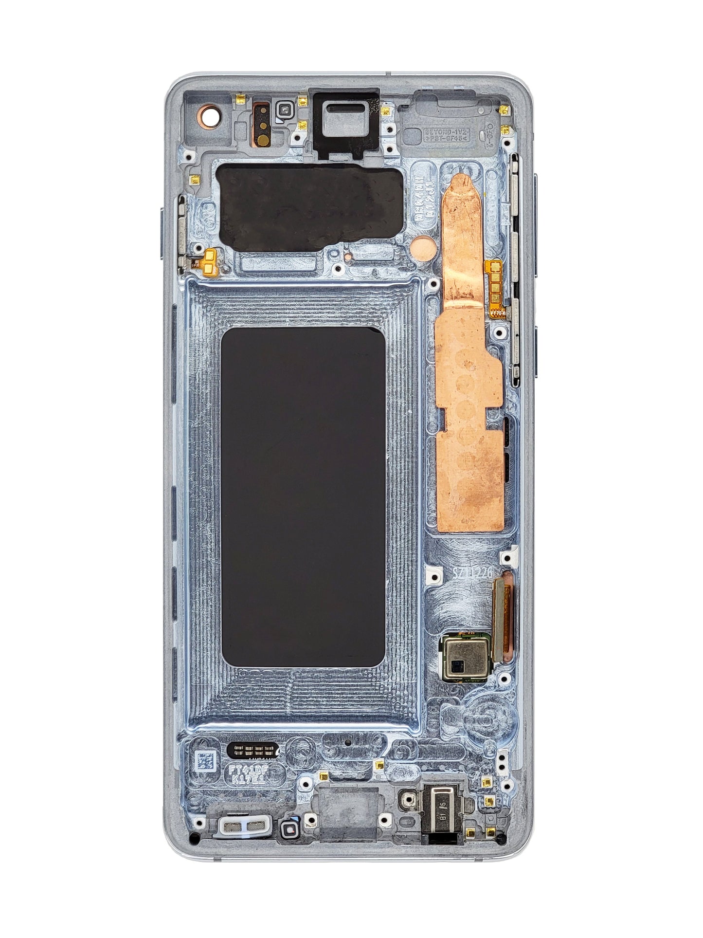 SGS S10 Screen Assembly (With The Frame) (Refurbished) (Prism Blue)