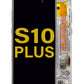 OLED Assembly with Frame for Galaxy S10 Plus (G975) (PRISM WHITE) (Premium)