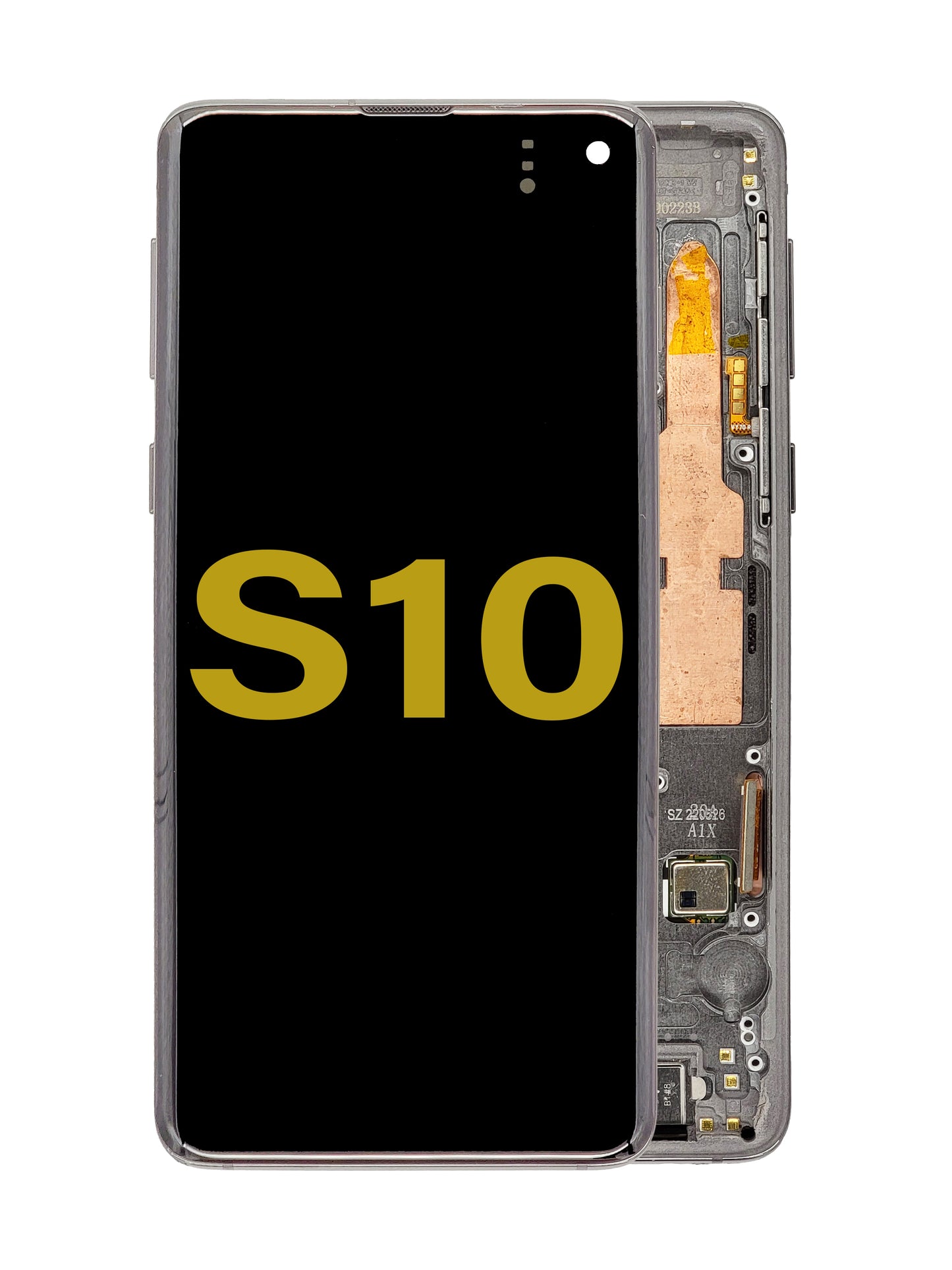 SGS S10 Screen Assembly (With The Frame) (Refurbished) (Prism Black)