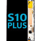 LCD Assembly with Frame for Galaxy S10 Plus (G975) (without Fingerprint Sensor) (PRISM WHITE) (Aftermarket)