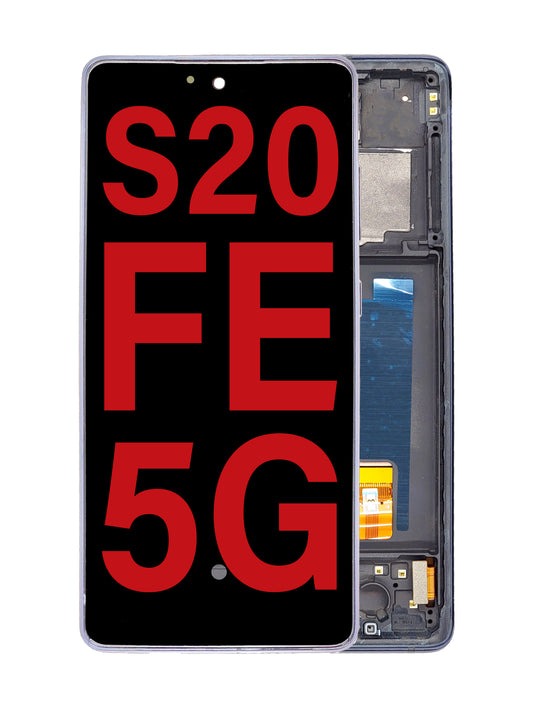 SGS S20 FE (5G) Screen Assembly (With The Frame) (OLED) (Cloud Navy)