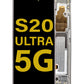 SGS S20 Ultra (5G) Screen Assembly (With The Frame) (Service Pack) (Cloud White)