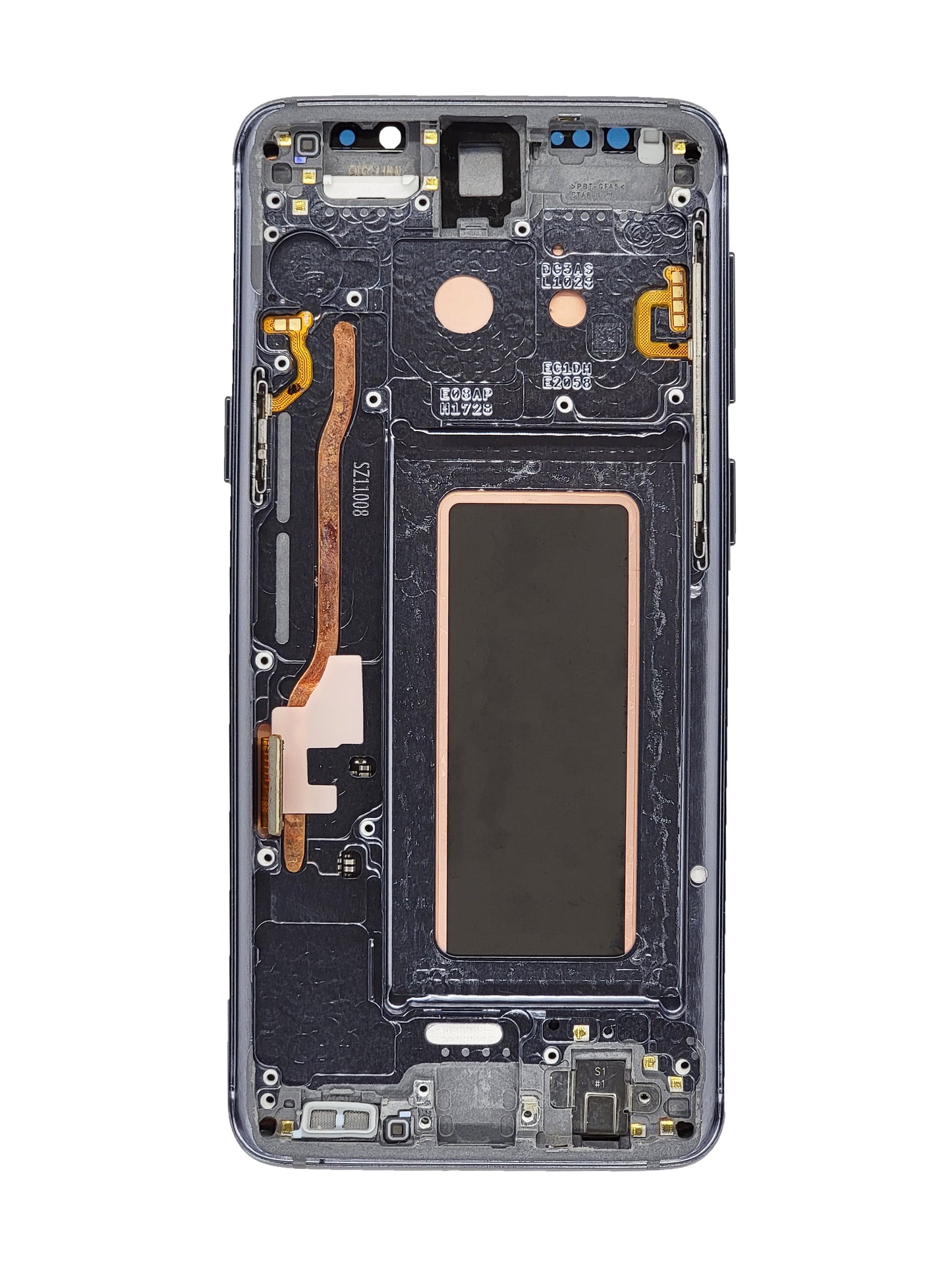 SGS S9 Screen Assembly (With The Frame) (Refurbished) (Gray)