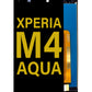 SXO Xperia M4 Aqua Screen Assembly (Without The Frame) (Refurbished) (Black)
