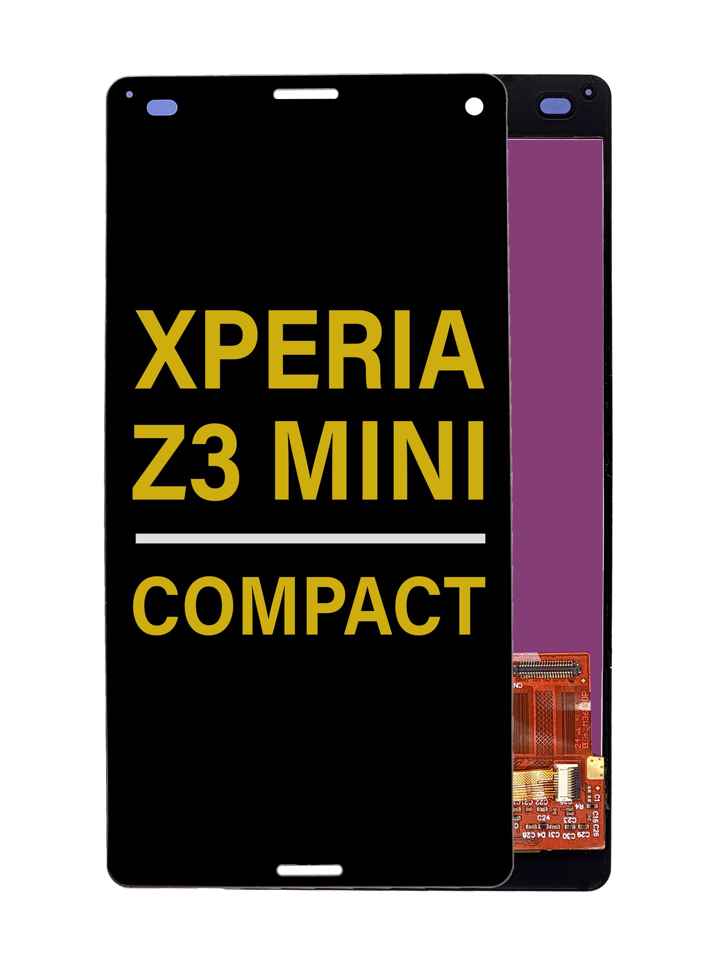 SXZ Xperia Z3 Mini / Compact Screen Assembly (Without The Frame) (Refurbished) (Black)