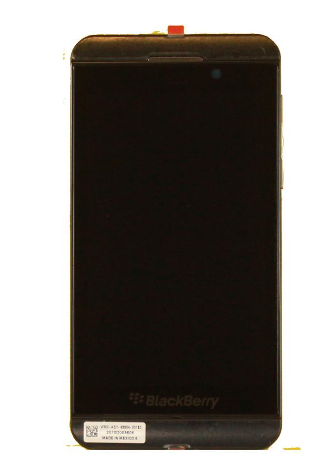 BB Z10 Screen Assembly (Without The Frame) (Refurbished) (Black)