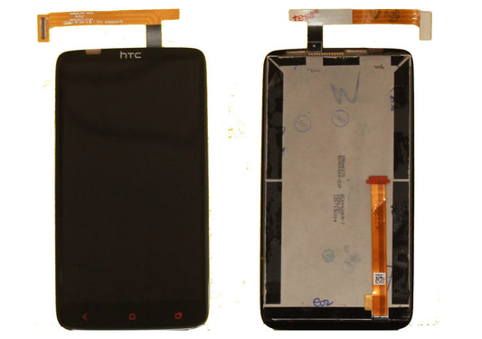 HT One X Plus Screen Assembly (Refurbished)(Without The Frame)(Black)