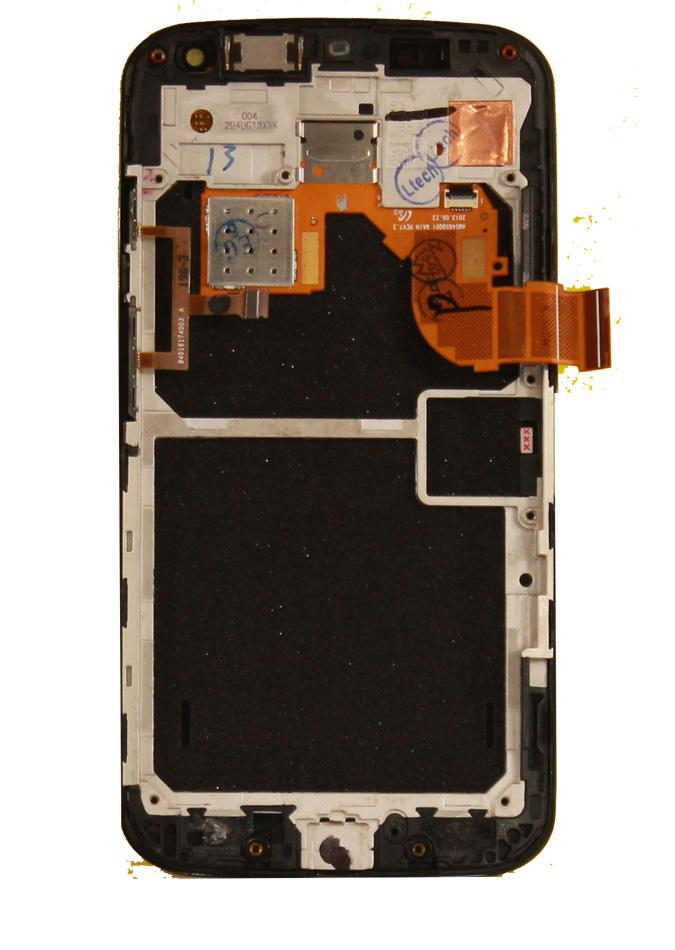 Moto X (XT1060) Screen Assembly (With The Frame) (Refurbished) (Black)