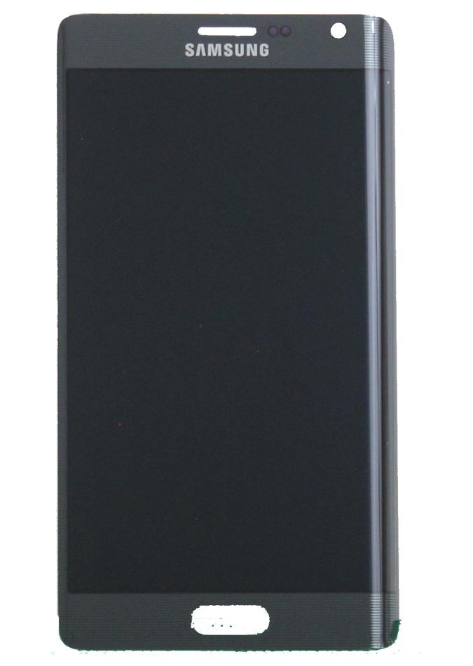 SGN Note Edge Screen Assembly (Without The Frame) (Refurbished) (Black)