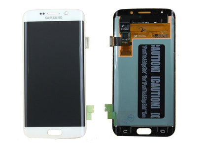 OLED Assembly without Frame for Galaxy S6 Edge (G925) (WHITE) (Premium)